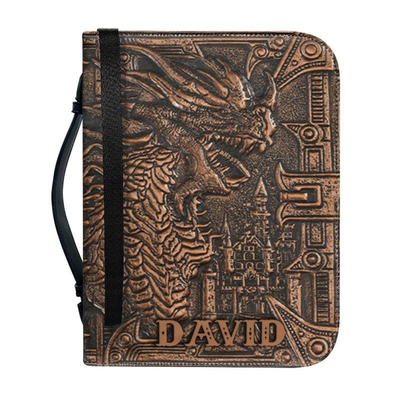 Personalized Dragon Scale Armor of God Bible Cover