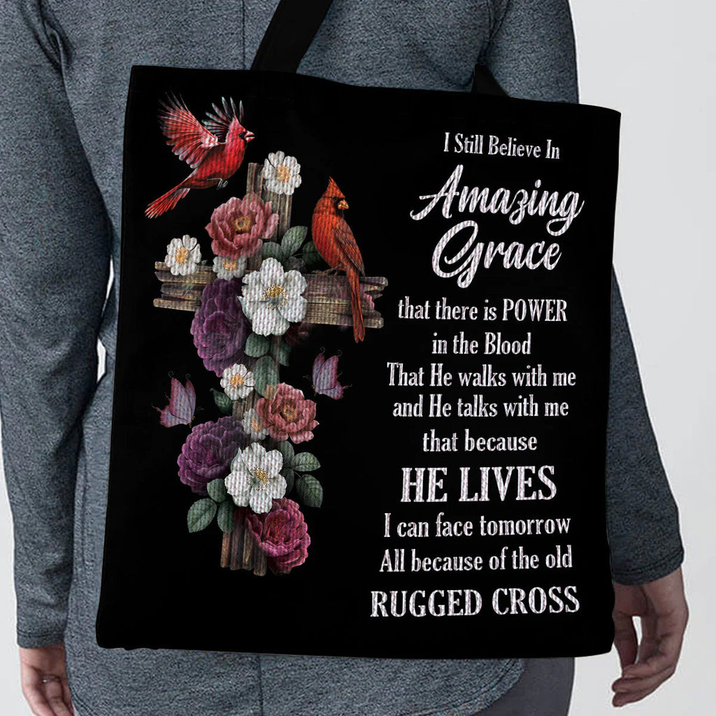 Personalized Amazing Grace Leather Handbag