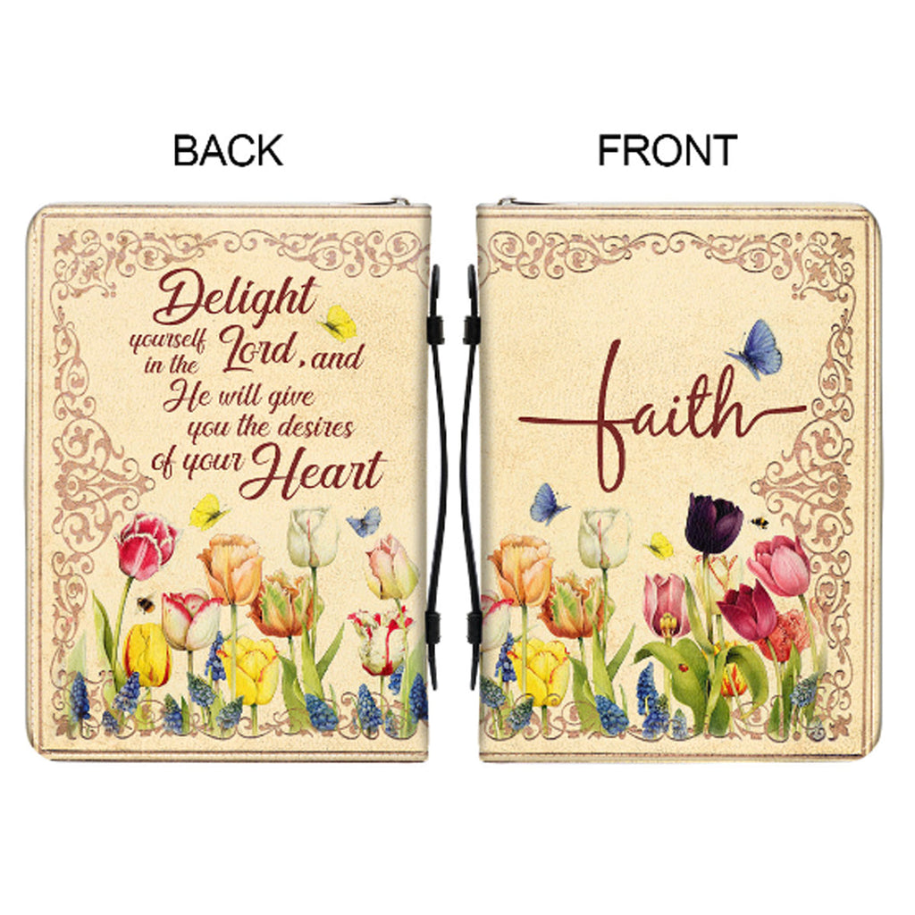 Delight in the Lord Personalized Bible Cover