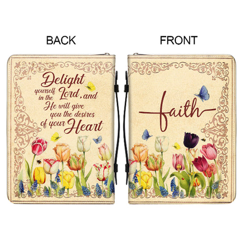 Delight in the Lord Personalized Bible Cover