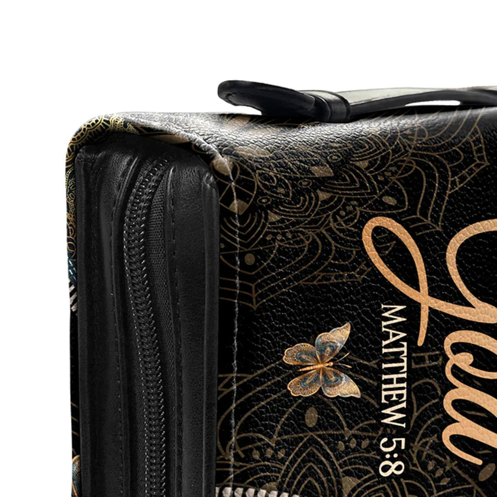 Matthew 5:8 Butterfly Mandala Bible Cover