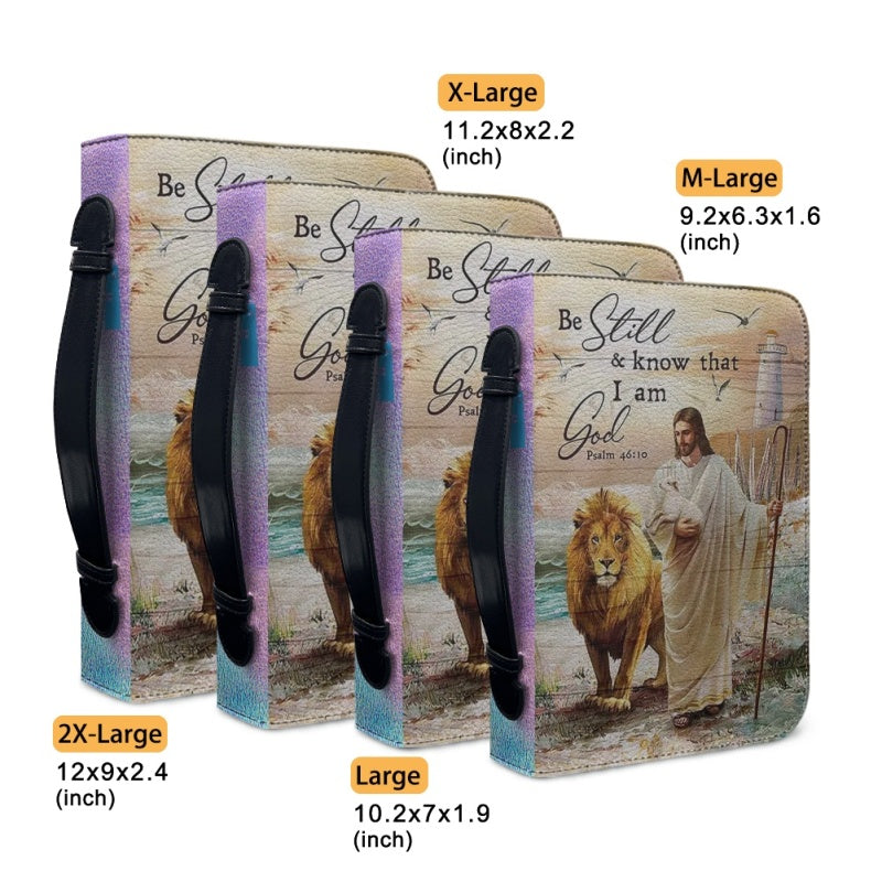 Personalized Be Still And Know Bible Cover