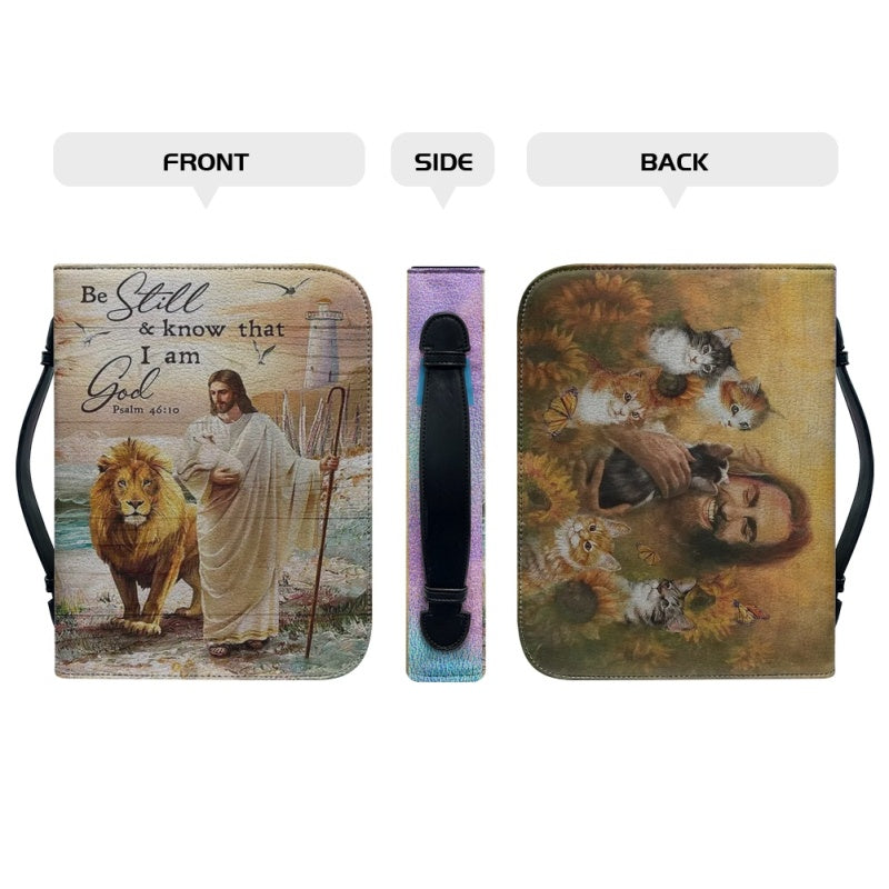 Personalized Be Still And Know Bible Cover