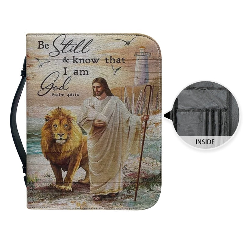 Personalized Be Still And Know Bible Cover