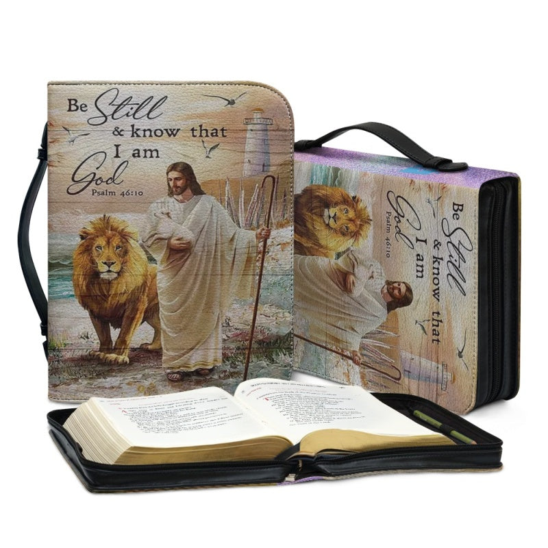 Personalized Be Still And Know Bible Cover