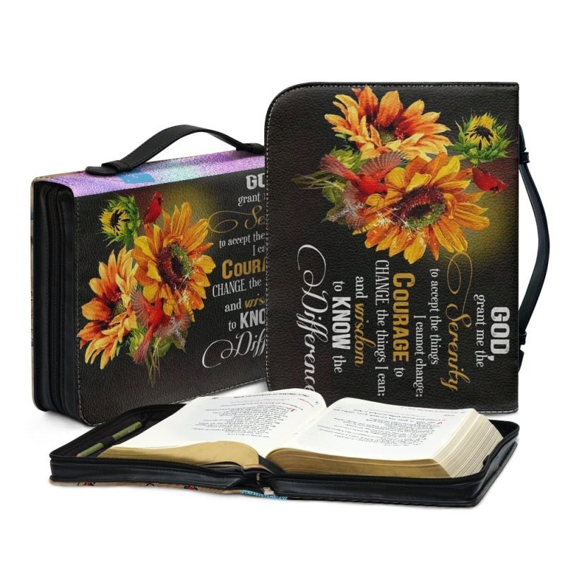 Personalized Sunflower & Butterfly Bible Cover