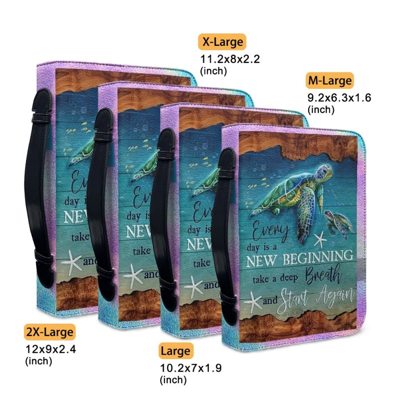 Coastal Reverie Sea Turtle Bible Cover