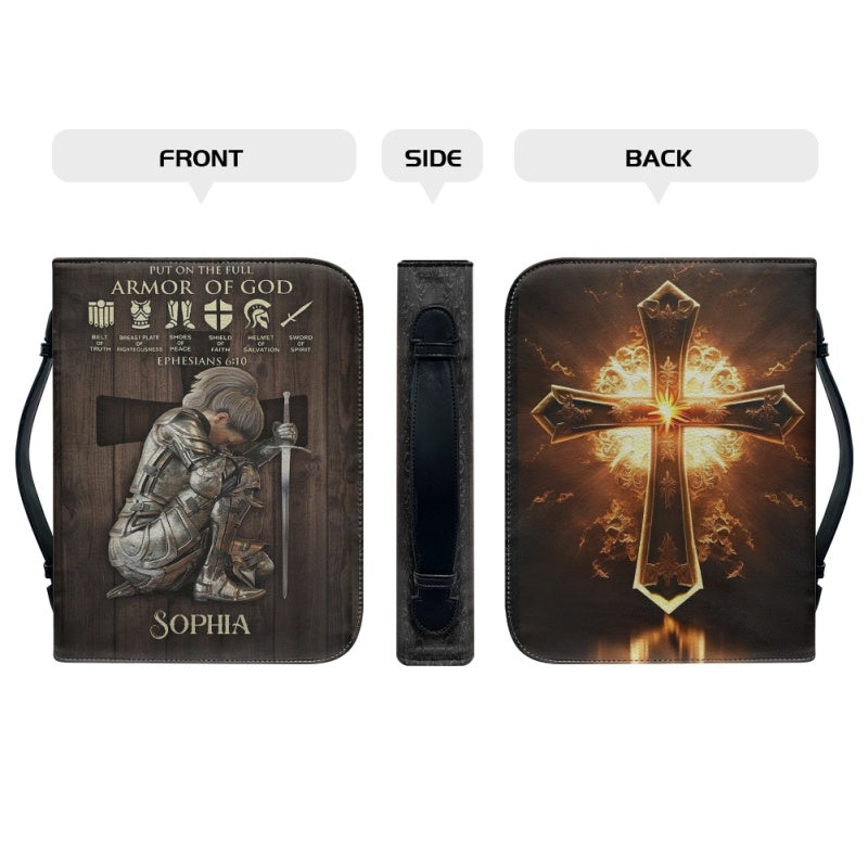 Personalized Full Armor of God Bible Cover