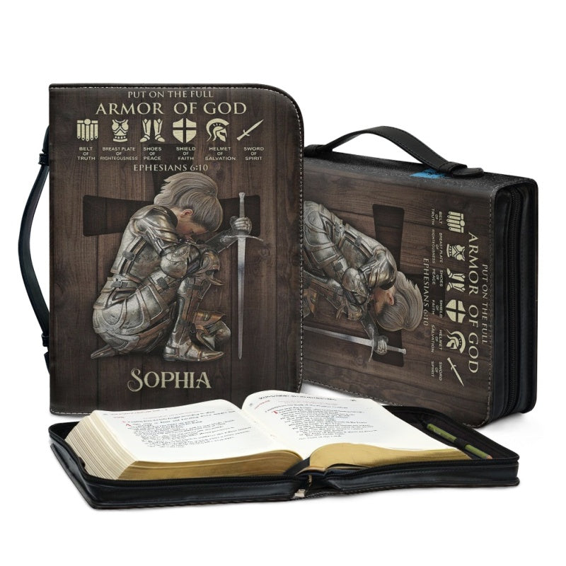 Personalized Full Armor of God Bible Cover