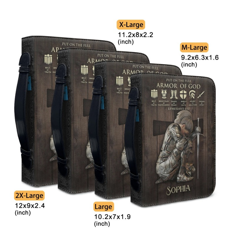 Personalized Armor of God Warrior Bible Cover