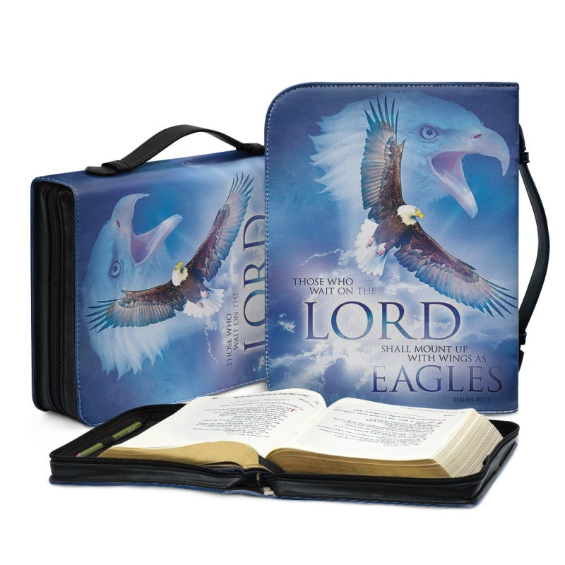 Personalized Isaiah 40:31 Eagle Bible Cover