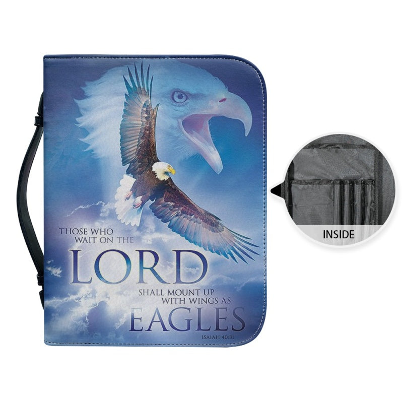 Personalized Isaiah 40:31 Eagle Bible Cover