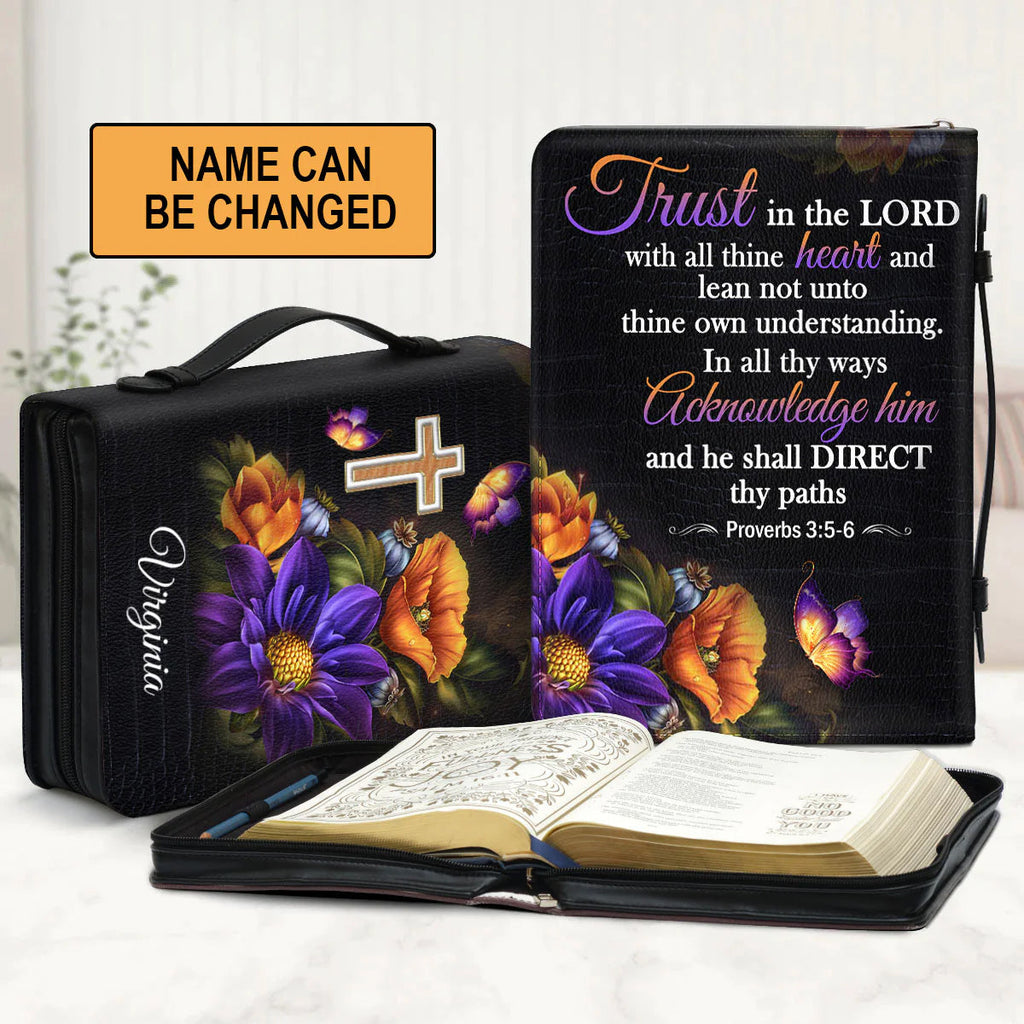 Personalized Trust in the Lord Bible Cover