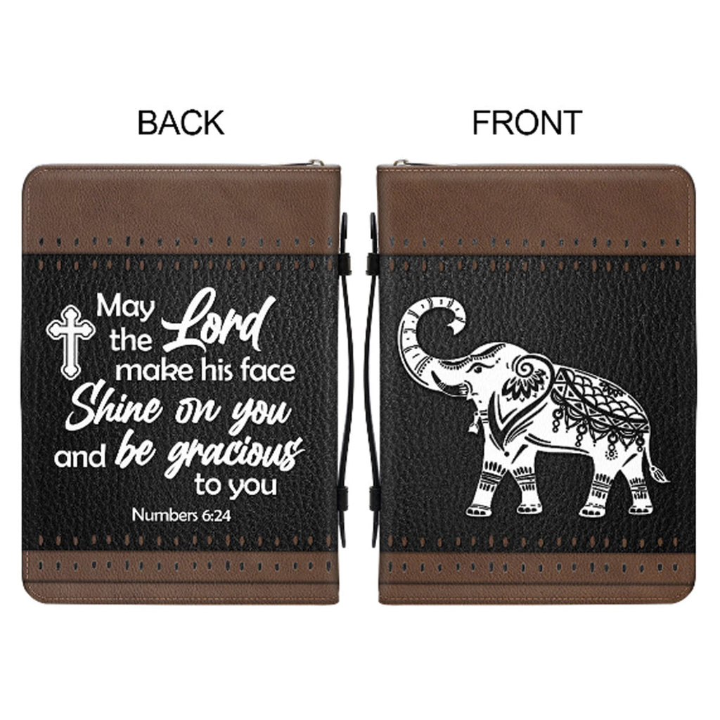 Personalized Elephant Scripture Bible Cover