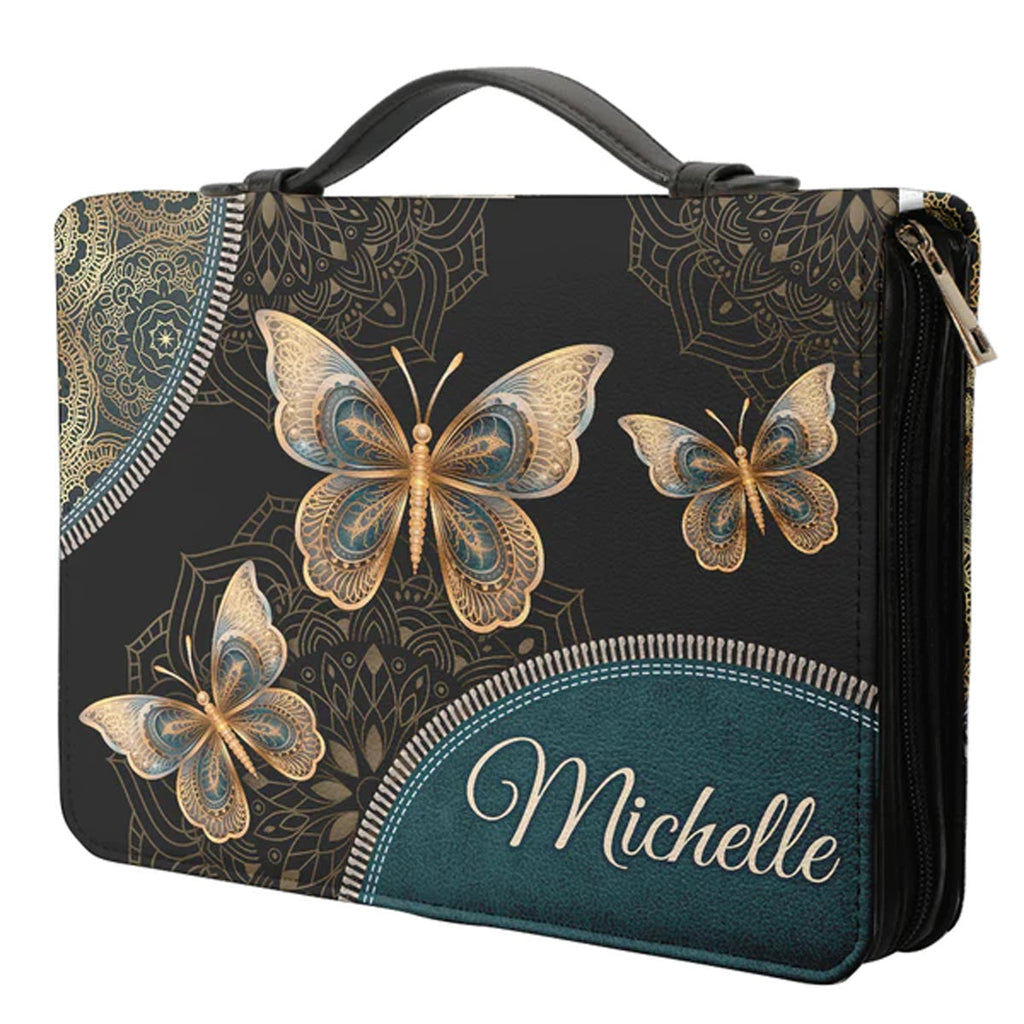 Matthew 5:8 Butterfly Mandala Bible Cover