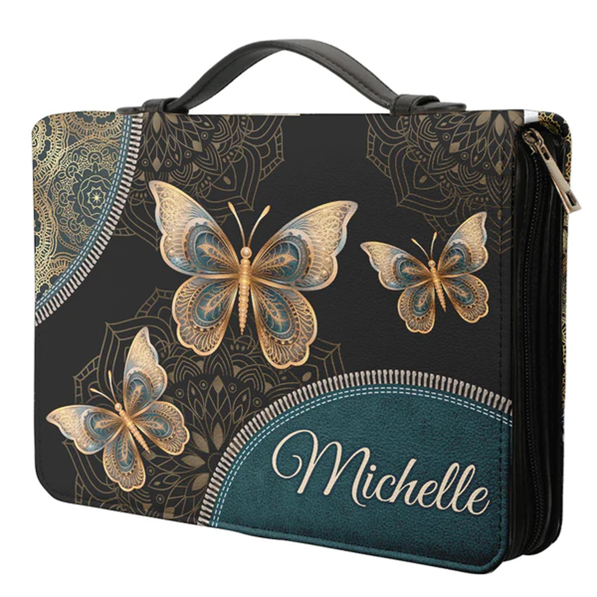 Matthew 5:8 Butterfly Mandala Bible Cover