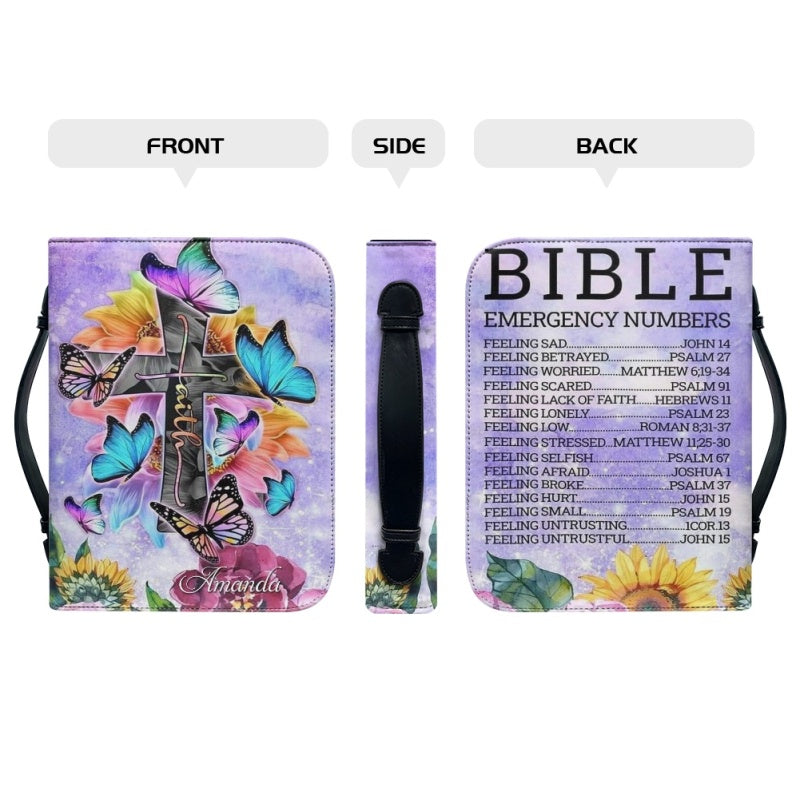 Bible Emergency Numbers Personalized Bible Cover
