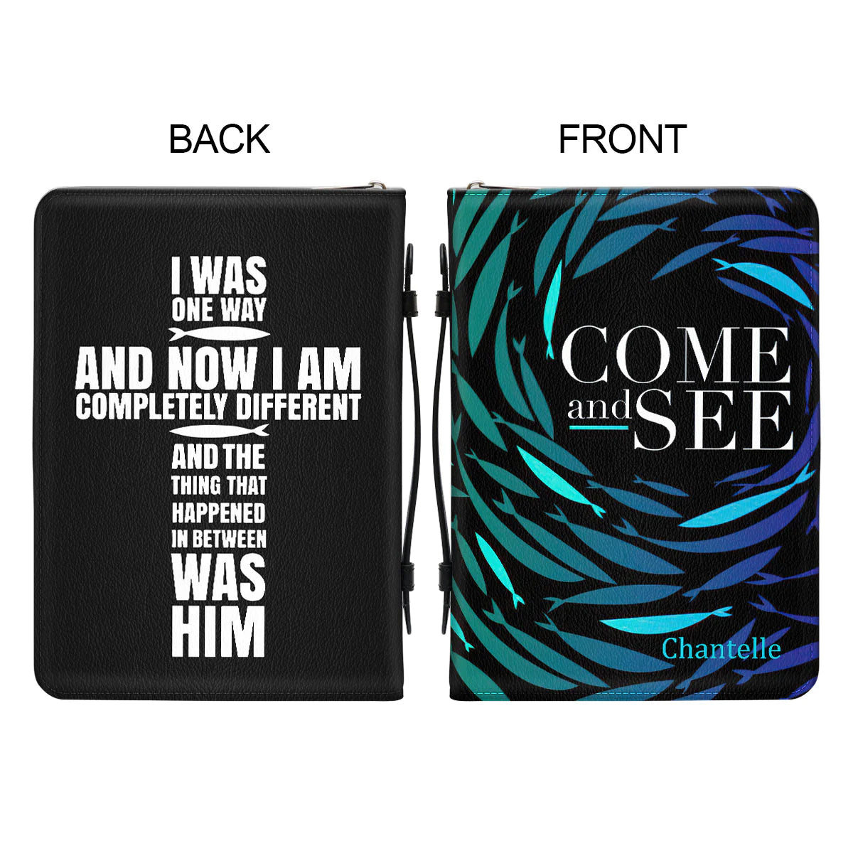 Personalized 'Now I Am Different' Bible Cover