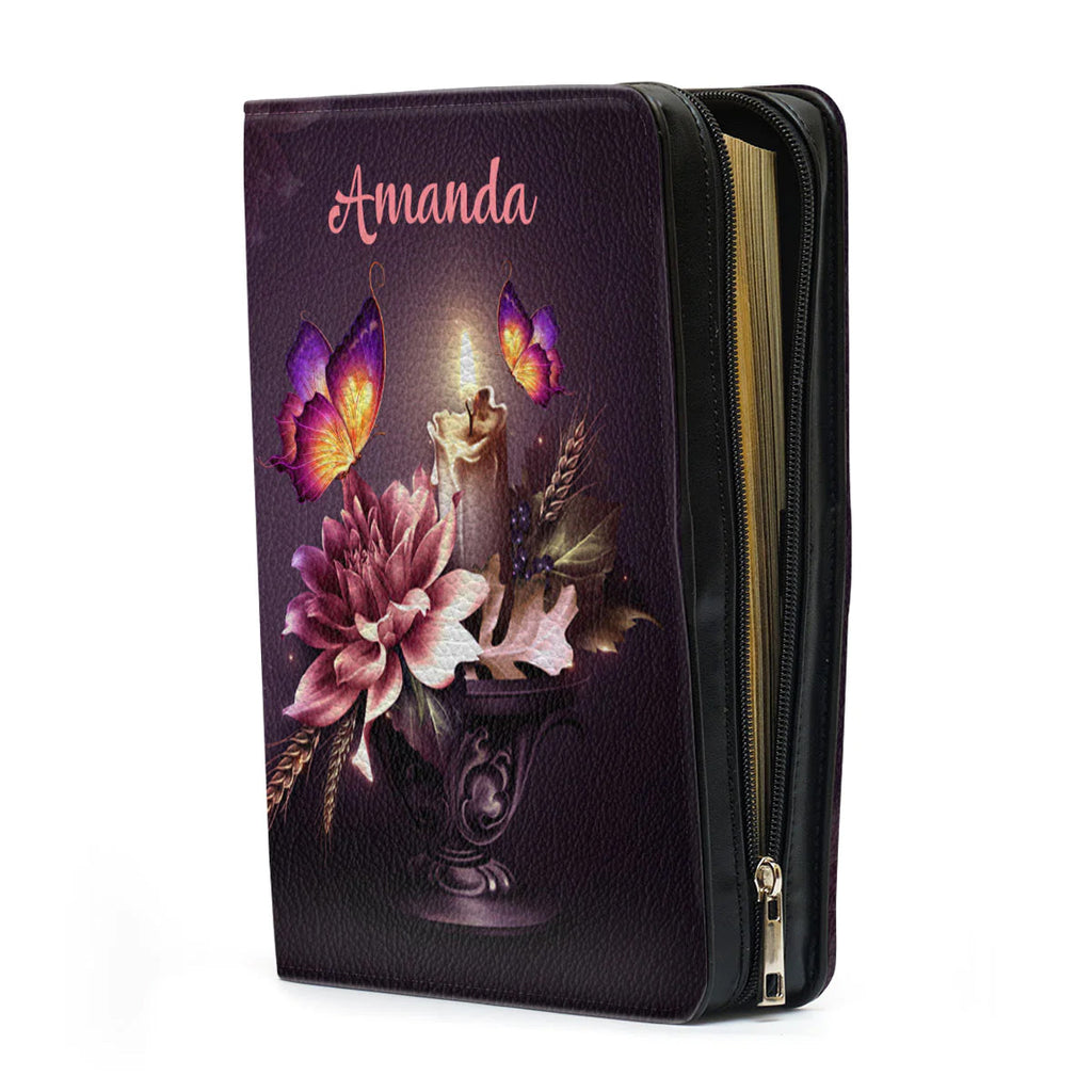 Personalized Psalm 118:6 Butterfly Bible Cover