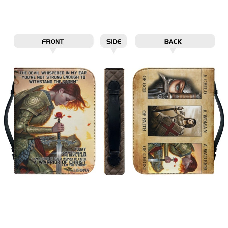 Personalized Warrior of Faith Bible Cover