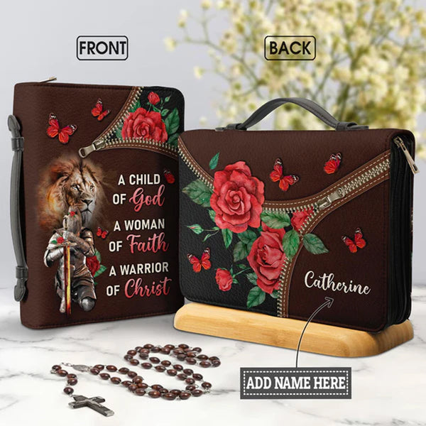 Personalized Warrior of Christ Bible Cover