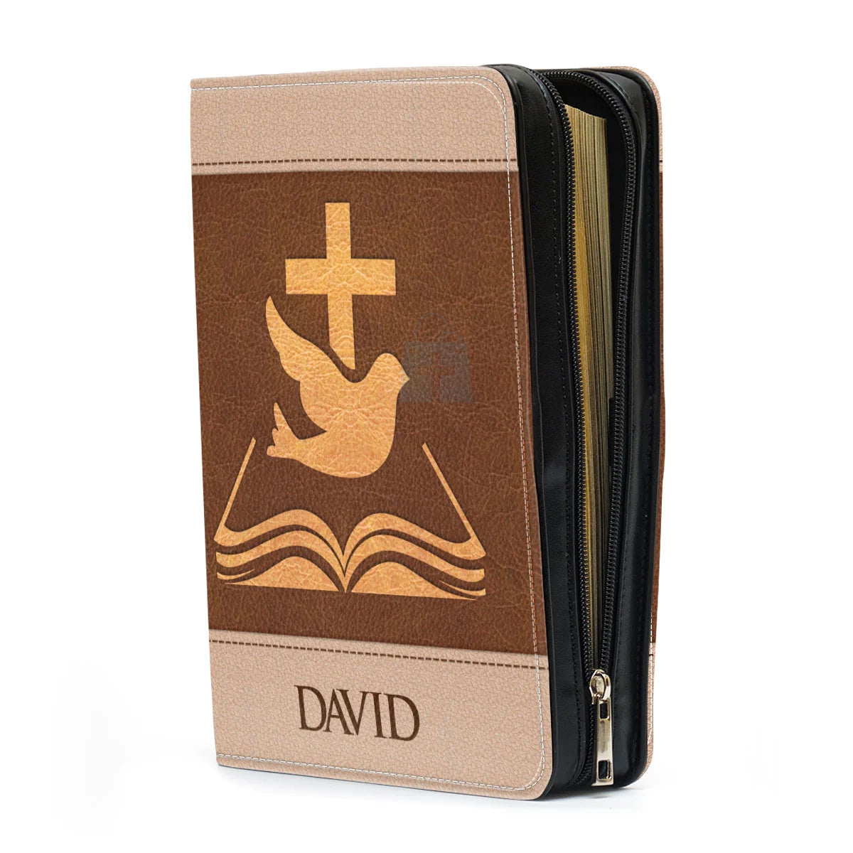 By Grace Through Faith Personalized Bible Cover