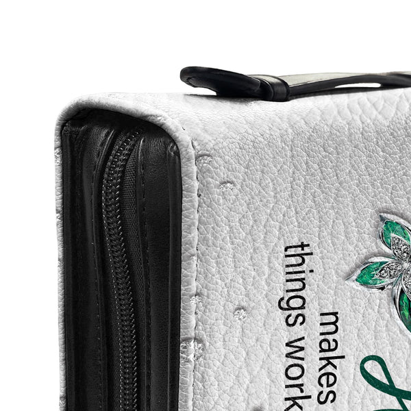 Faith Love Hope Butterfly Personalized Bible Cover