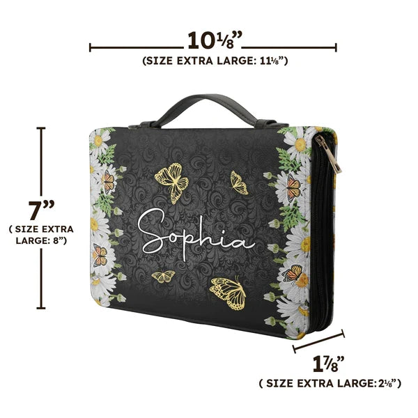 Personalized Faith Hope Love Bible Cover