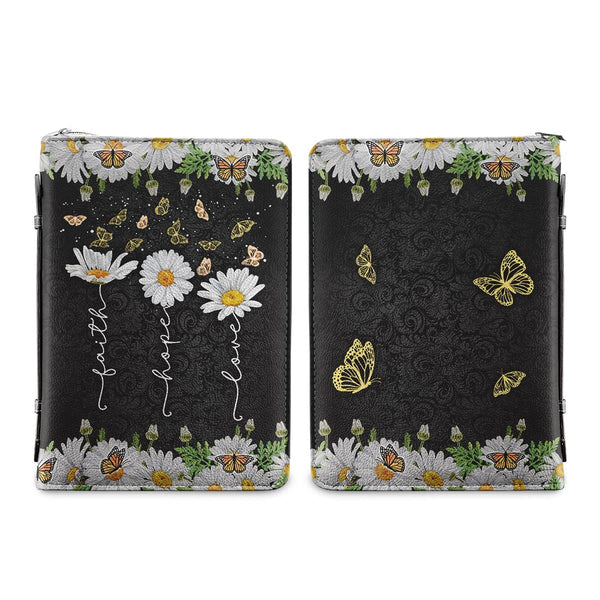 Personalized Faith Hope Love Bible Cover
