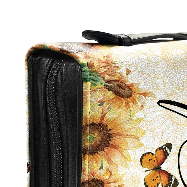 Personalized Butterfly Psalm 46:10 Bible Cover
