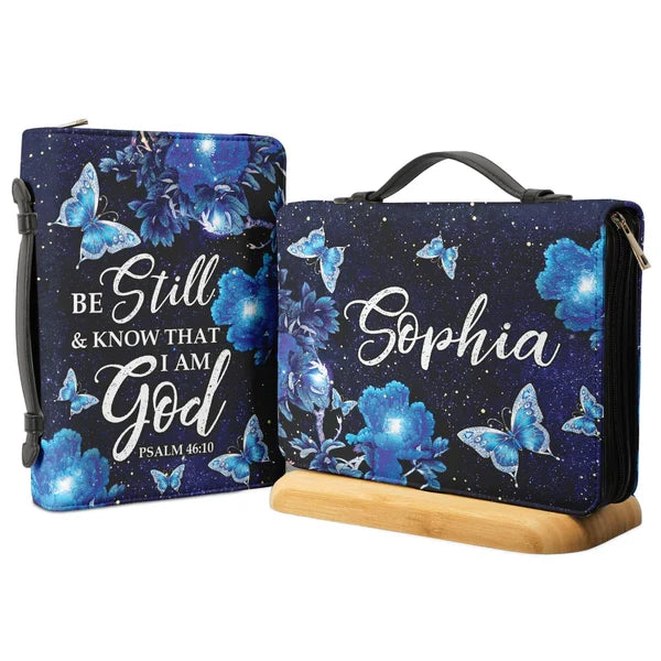 Be Still Psalm 46:10 Personalized Bible Cover