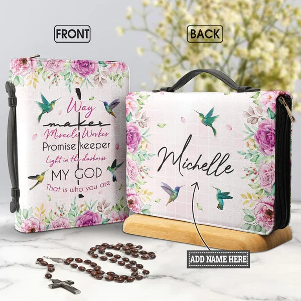 Way Maker Floral Inspirations Bible Cover
