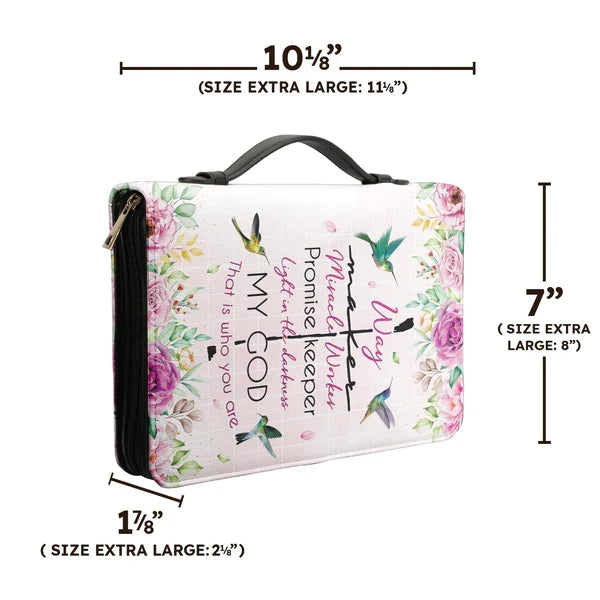 Way Maker Floral Inspirations Bible Cover