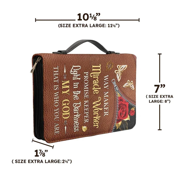 Way Maker Butterfly Personalized Bible Cover