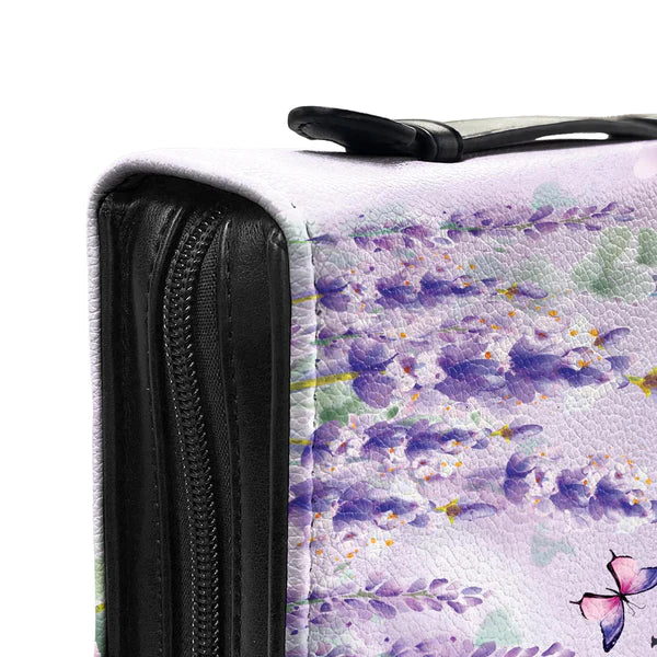 Personalized Psalm 23:4 Floral Bible Cover