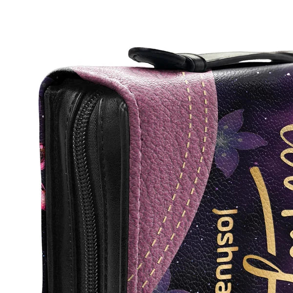 Personalized Joshua 1:9 Butterfly Bible Cover