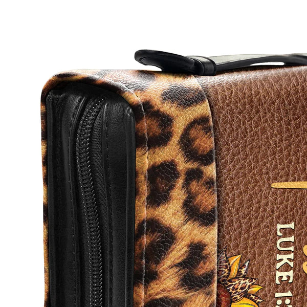 Personalized Sunflower Faith Bible Cover