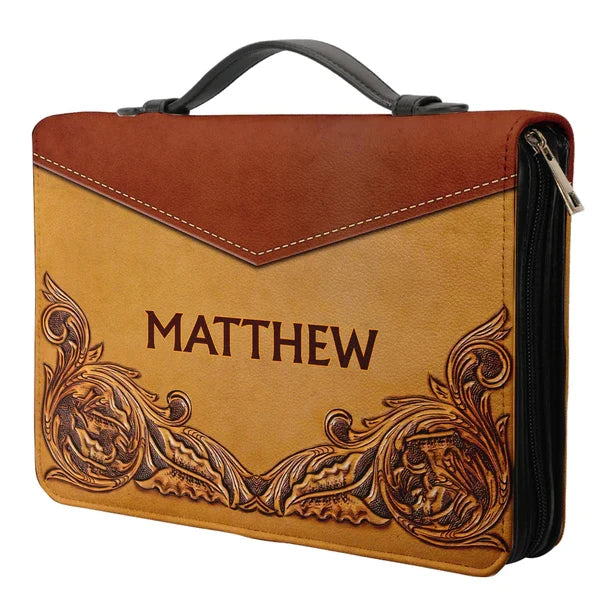 Walk By Faith Personalized Bible Cover