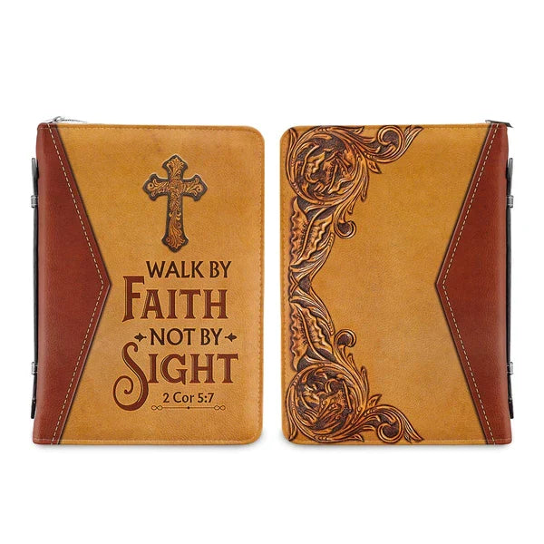 Walk By Faith Personalized Bible Cover