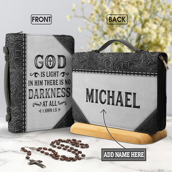 Divine Radiance 'God is Light' Bible Cover