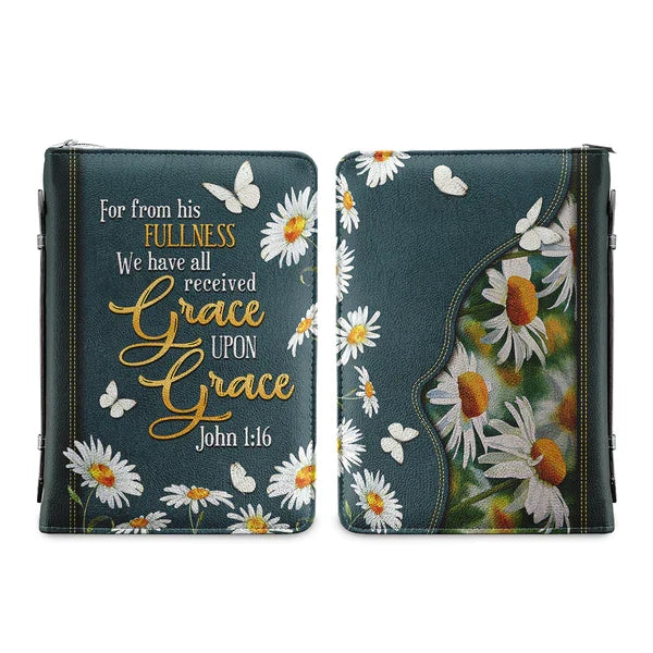 Grace Upon Grace Personalized Bible Cover