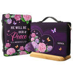 Personalized Micah 5:5 Peace Bible Cover