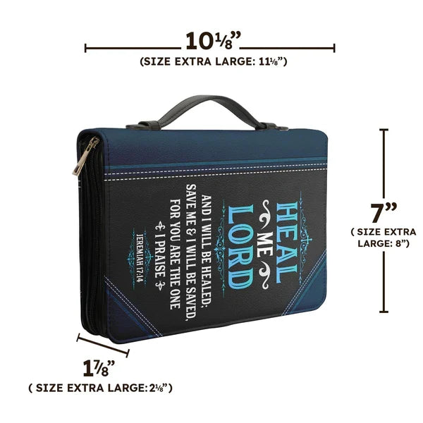 Personalized Heal Me Lord Bible Cover