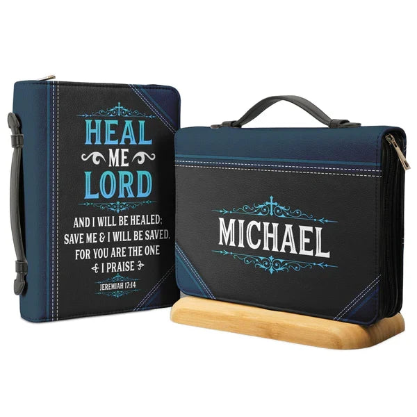 Personalized Heal Me Lord Bible Cover