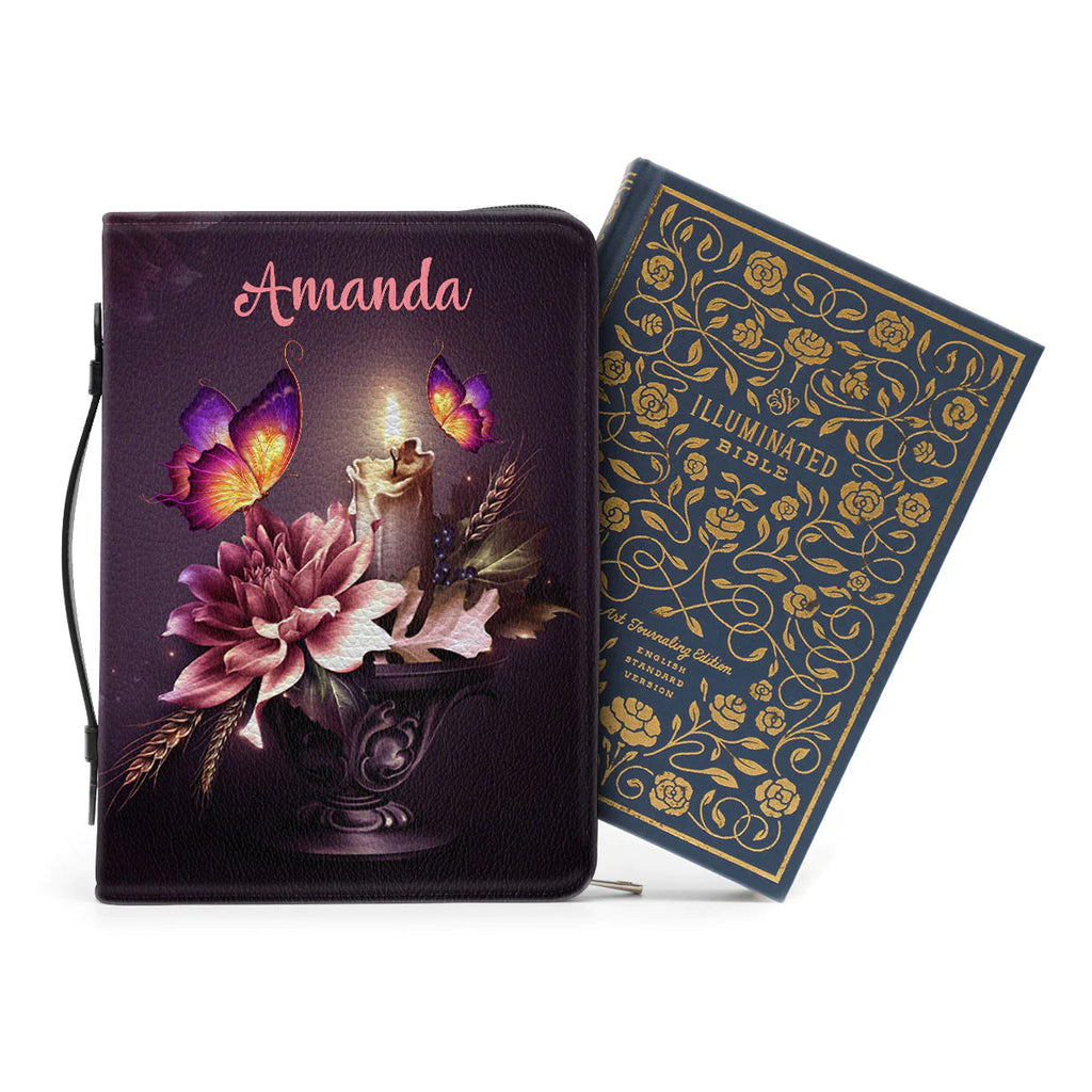 Personalized Psalm 118:6 Butterfly Bible Cover