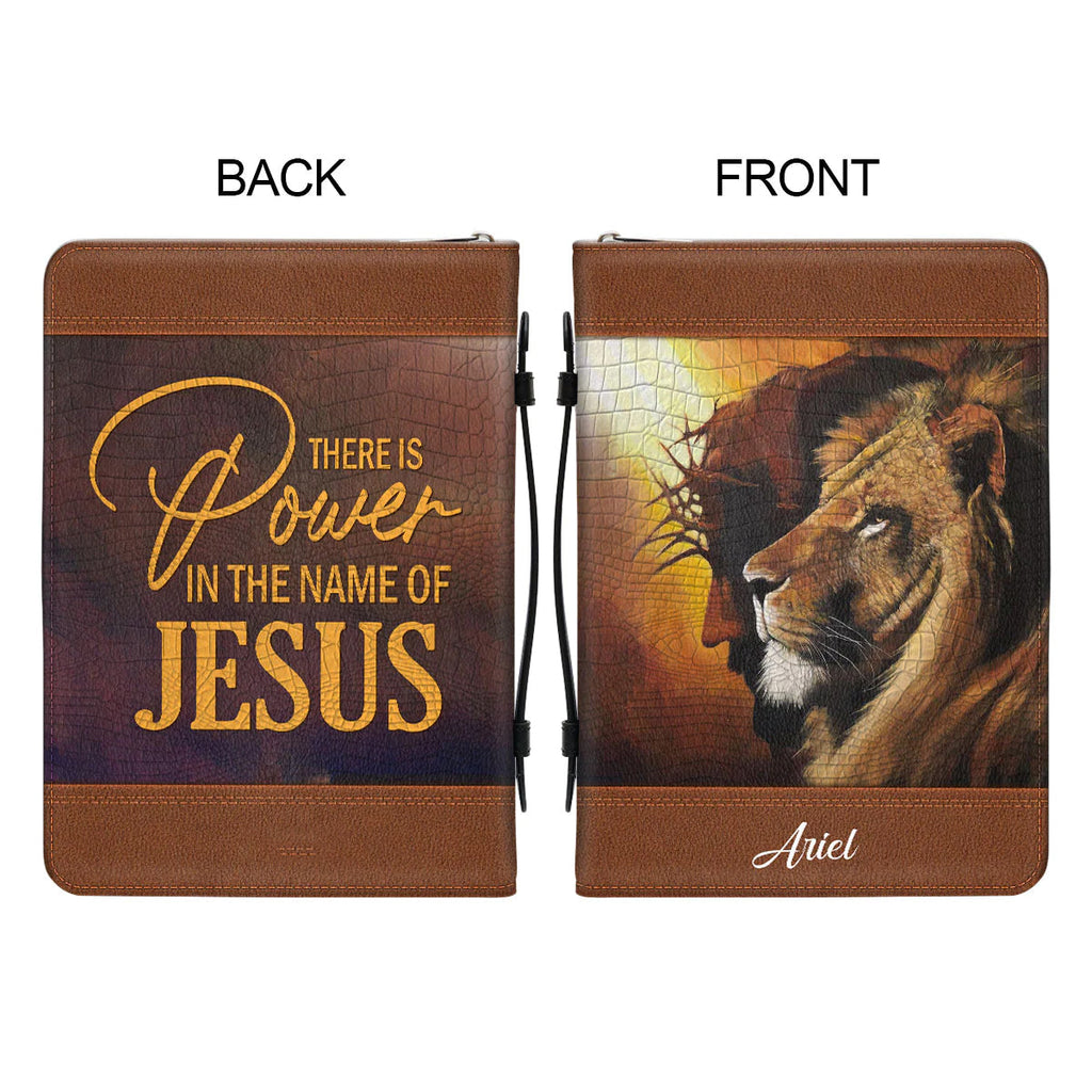Personalized Power in Jesus Name Bible Cover