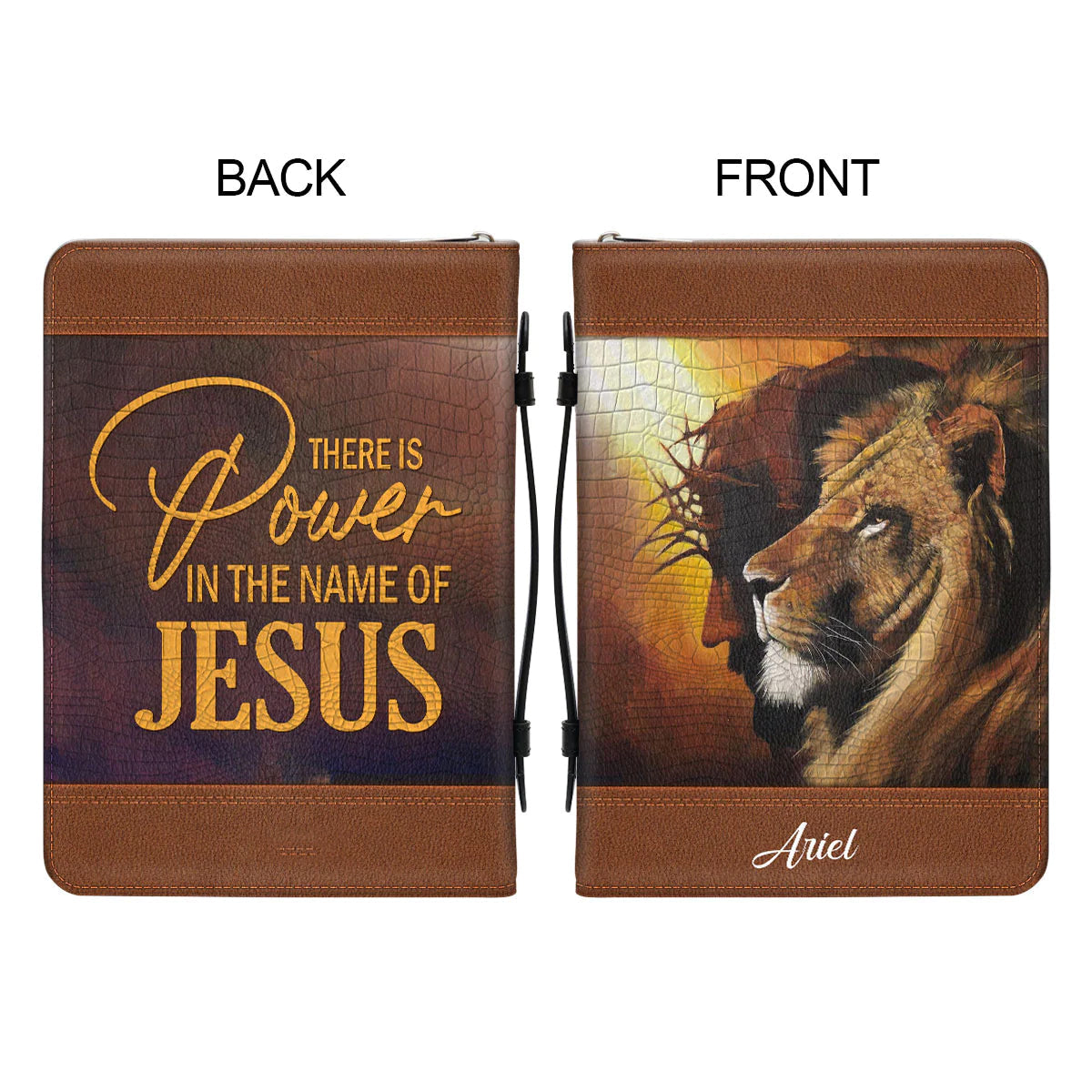 Personalized Power in Jesus Name Bible Cover