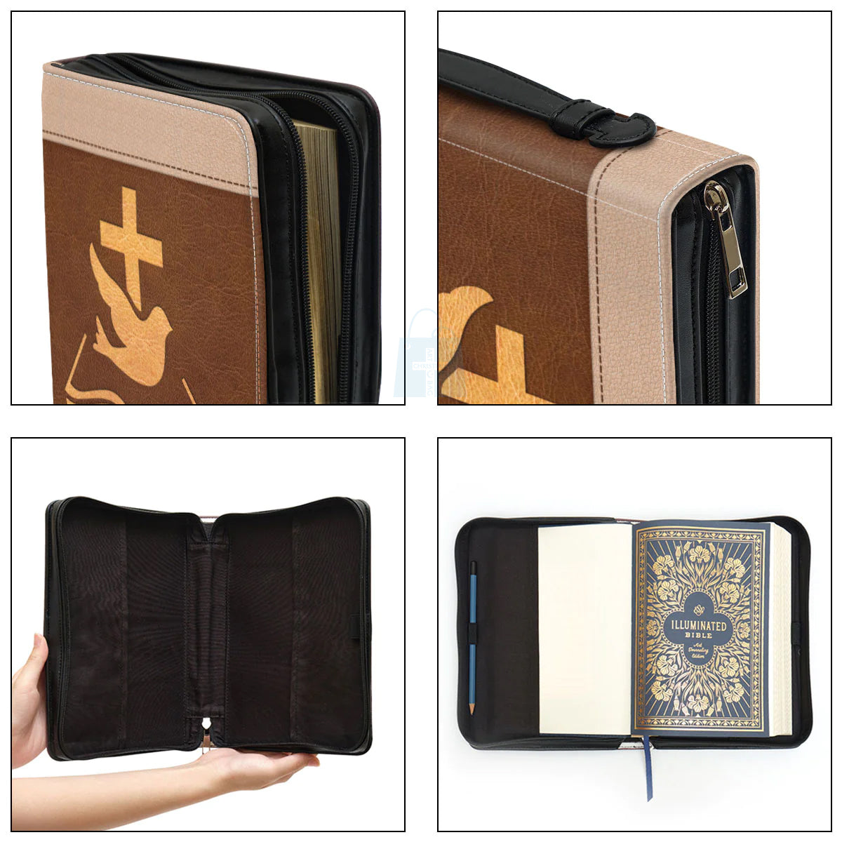By Grace Through Faith Personalized Bible Cover