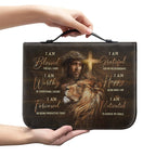 Personalized Lion Faith Affirmations Bible Cover