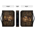 Personalized Lion Faith Affirmations Bible Cover